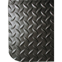Wearwell – Tapis Diamond-Plate SpongeCote nº 415, 4 pi x 75 pi, noir-La base en éponge Nitricell® résistante offre un confort et améliore la productivité 