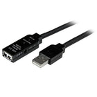 StarTech  Câble extension actif USB 2.0, M/F, 20 m-Aucune perte de signal USB, même à une distance allant jusqu’à 66 pi (20 m)