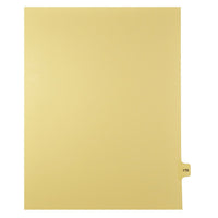 Markmaker - 25 tabs/PQT,5 PQT/Boite, Intercalaires imprimes Legal, Chamois, 1/15th coupe| format lettre, sans trous, Numero 178-Intercalaires imprimes Legal