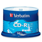 Verbatim – Disques vierges 52x CD-R, capacité de 700 Mo, surface étiquetée, cylindre, 50/paquet (94691)-Disques CD-R vierges