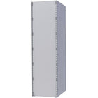 Metalware – Panneau d’extrémité pour étagère enclenchable, 15 x 40 po, gris clair-Directives d’assemblage : http://www.metalware.ca/installinter.html