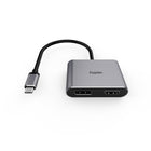 Kopplen - USB- C vers HDMI et DisplayPort Adaptateur multi-affichage-DisplayPort 1.4 actif: Multi-Display (MST) avec système Windows: prend en charge un affichage unique à 7680x3840 @ 30Hz avec la carte graphique DSC1.2 SST avec système Mac: prend en charge un affichage unique à 5120x2880P à 60Hz