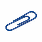 JAM PAPER - Colore norme 1" Trombones, Bleu Fonce, 3 Paquets de 100-Ces trombones colores sont parfaits pour organiser des papiers à la maison, à l'ecole ou au bureau