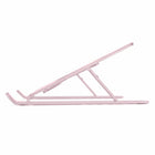 JCPal - Xstand Support de rehausseur ergonomique compact et réglable pour ordinateur portable - Rose-6 hauteurs réglables (15,23,30,35,40 et 45 degrés)