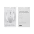 Staples - Souris ergo slim sans fil 2.4GHZ - Blanc-Fini mat et lisse