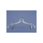 Wamaco - Cintre de 17 po pour costume, transparent, paquet de 100-Cintre lourd pour costume d'adulte