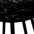 Monarch Specialties - 2179 Table D'Appoint - 22 po H/Marbre Noir/Metal Noir-10