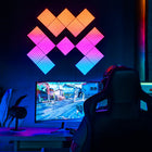 Twinkly - Kit de démarrage multicoloure à 6 carreaux Squares avec adaptateur - Noir-Connexion Wi-Fi et Bluetooth instantanée