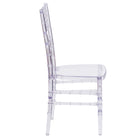 Chaise empilable Flash Elegance couleur cristaux de glace-Quantité de pile: 10