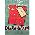 Rosedale – Cartes d’anniversaire et enveloppes « Just For Your Birthday Celebrate! », 5 1/2 x 8 po, 12/paquet (15735)-Imprimé sur du papier cartonné non couché de haute qualité