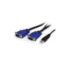 StarTech  Kit de commutateur KVM USB de montage de 16 ports 1U avec affichage à lâââ€š¬ââ€ž¢écran et câbles-L’ensemble comprend des câbles 16 x USB KVM de 6 pi