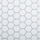 CTG Brands Hexagon Wall Tile, 10" x 10", White, 6 Pack-Ensemble : livré dans une boîte de 6 feuillets de carreaux muraux de qualité supérieure, adaptés aux surfaces lisses et propres
