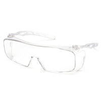 Lunettes de sécurité Cappture OTG de Pyramex, Boîte de 12-Monture et verres antibuée clairs H2X