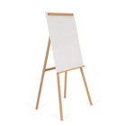 Archyi - Chevalet Angolo blanc à 4 pattes, 35 x 72 po-effacement sec en acier magnétique