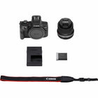 Canon - EOS R100 Caméra sans miroir avec objectif 18-45 mm-Assistant créatif et filtres créatifs