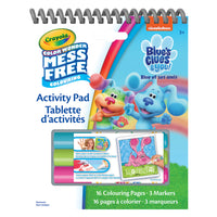 Crayola - Tabletted'activites sans degât Blue et ses amis Color Wonder-Comprend 16 pages à colorier Color Wonder et 3 mini marqueurs Color Wonder avec rangement integre.