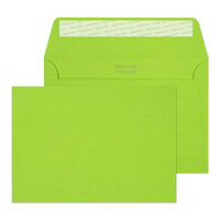 Blake - Enveloppes d'invitation vert clair de couleur creative de - 4 1/2 po l x 6 3/8 po L - Vert citron vert - Paquet de 25-Vert Citron Vert