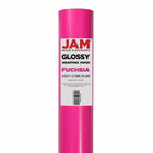 JAM Paper -  Emballage cadeau - Papier d'emballage brillant - 25 pieds carrés par rouleau - Fuchsia - 2/paquet-La superficie parfaite pour emballer rapidement et facilement vos cadeaux