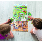 Beleduc - Puzzle de Sol "Découvrez la Prairie Fleurie"-Casse-tête XXL