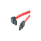 StarTech  Câble Serial ATA/SAS à orientation gauche SATA18LA1, 18 po-Prises de données à 7 broches SATA pour une connexion efficace