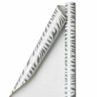 JAM Paper -  Papier cadeau – Papier cadeau imprimé zèbre – 50 m² au total – Rayures safari argentées et blanches – 2 rouleaux/paquet-La superficie parfaite pour emballer rapidement et facilement vos cadeaux