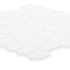 CTG – Carreaux muraux à motif ovale, blanc, 6 pièces-Carreaux de qualité supérieure: les carreaux de dosseret mural à peler et coller sont faits de plastique PVC de haute qualité, durable et écologique, résistant à l'eau et à la moisissure qui ne jaunit jamais avec le temps