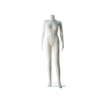 Eddie’s Hang-Up Display Ltd. - Mannequin sans tête, femmes, 2 bras droits, blanc (150505)-Mannequin féminin sans tête