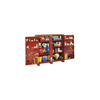 JoboxMD – Armoire robuste à 2 portes, 60 3/4 x 24 1/4 x 60 1/4 (1-694990)-Couleur : Rouge