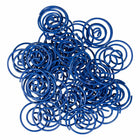 JAM PAPER - Trombones Circulaires Colores, Bleu Fonce, 2 Paquets de 50-Taille : 1 pouce (diametre)