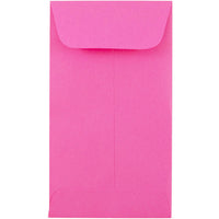 JAM Paper Enveloppes à monnaie no 5,5, 3 1/8 x 5 1/2 po, rose fuchsia Brite Hue, 100/paquet-Enveloppes à monnaie