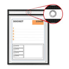 QuickFit – Pochette standard pour formulaires d'atelier, 9 po x 12 po, bordure noire, paq./10-Format lettre 9 po x 12 po
