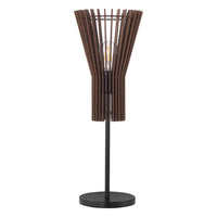 Eglo - Atenza lampe de table avec interrupteur sur fil - 21" - noir mat-Lampe de table