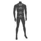 Eddie's - Mannequin de sport masculin - Wide Stance - Blanc (150561-1)-Blanc brillant