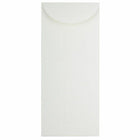 JAM Paper #12 Policy Commerciales Enveloppes Strathmore - 4,75" x 11" - Blanc Brillant Tissé - Paquet de 50-Couleur : Blanc brillant