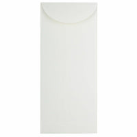 JAM Paper #12 Policy Commerciales Enveloppes Strathmore - 4,75" x 11" - Blanc Brillant Tissé - Paquet de 50-Couleur : Blanc brillant