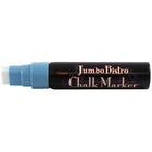 JAM Paper Marqueurs de craie effaçables à pointe géant, Bleu baby, 2/paquet (526481BBa)-Ces marqueurs de craie polyvalents peuvent être utilisés sur toutes les surfaces non poreuses telles que: Tableaux blancs, tableaux lumineux, tableaux noirs, fenêtres, pare-brise et plus encore!