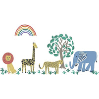 WallPops - Kit d'art mural Safari Kingdom-Kit d'art mural Safari