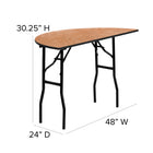 Flash Furniture – Table de banquet pliante d’un diamètre de 48 po, beige (YTWHRFT48HF)-8