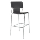 Tabouret bar Dorado, vinyle, base chrome, 30po-3