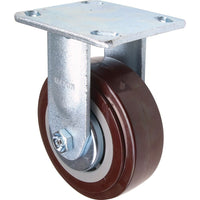 Kleton - Roulette, Fixe, 5po (127 Mm), Polyuréthane, 650 Lb (294 Kg), paquet de 5-Dia. des trous de boulon 3/8po (9,52 mm)
