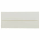 JAM Paper #10 Enveloppes Commerciales Strathmore - 4,125" x 9,5" - Vergé Blanc Naturel - Paquet de 50-Couleur : Blanc Naturel