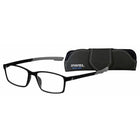 SAV Eyewear - Lunettes anti-lumière bleue rectangulaires Sportex 4200 - + 1,50 - Noir-Lunettes de lecture performante conçue pour les modes de vie actifs d’aujourd’hui