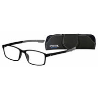 SAV Eyewear - Lunettes anti-lumière bleue rectangulaires Sportex 4200 - + 1,50 - Noir-Lunettes de lecture performante conçue pour les modes de vie actifs d’aujourd’hui
