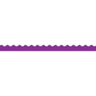 Teacher Created Resources - Bordure ondulée violette, paquet de 72-Décorations pour la classe