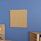 Flash Furniture - Panneau perfore polyvalent Bright Beginnings de systeme murale STEAM modulaire - 31,5"L x 31,5"H-Nettoyer avec un chiffon humide puis secher