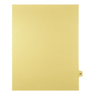 Markmaker - 25 tabs/PQT, 5 PQT/Boite, Intercalaires imprimes Legal, Chamois, 1/15th coupe| format lettre, sans trous, Numero 88-Intercalaires imprimes Legal
