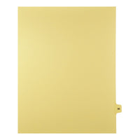 Markmaker - 25 tabs/PQT, 5 PQT/Boite, Intercalaires imprimes Legal, Chamois, 1/15th coupe| format lettre, sans trous, Numero 88-Intercalaires imprimes Legal