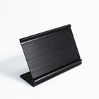 Futech Plaque signalétique de comptoir APS030B, noir, 2 / paquet-Aluminium, noir