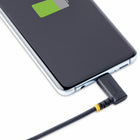 StarTech - Câble de charge USB-A vers USB-C coudé 60 W de 6 po - Noir-Compatible avec les appareils USB Type-C, y compris iPad Pro/iPad/Mini, Samsung Galaxy S20/S20 Plus/S21/S21 Plus/S22/S22 Plus, One Plus, Google Pixel 6/Pro/6a