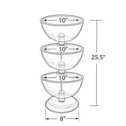 Présentoir à 3niveaux de bols, 10po (720310)-2